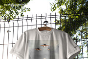 T-Shirt on Hanger Outdoors Mockup, a Shirt Mockup by creatsy5 (Thumbnail 4 of 6)