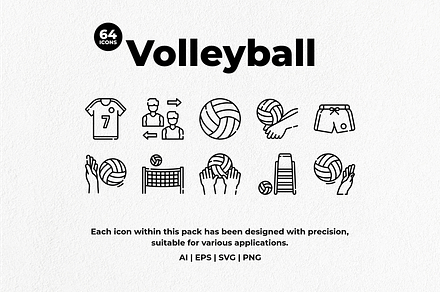 Volleyball Icon Pack