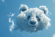 90 Clouds animals against a blue sky, an Animal Illustration by Handmadefont (Thumbnail 24 of 64)