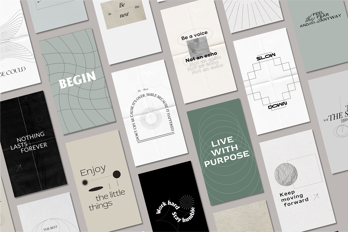 Powerful Instagram Quotes CANVA, a Social Media Template by Kimo Studio (Photo 7 of 9)