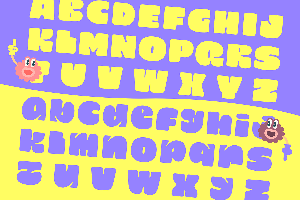 Duper Chunk Bold and Bubbly Font, a Sans Serif Font by Oui Studio (Photo 6 of 9)
