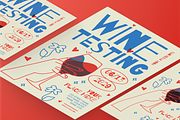 Wine Testing Event Flyer Set, a Flyer Template by Annora Studio (Thumbnail 6 of 6)