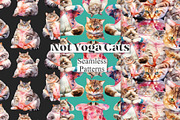 Not Yoga Cats, an Animal Illustration by TheCuteShop (Thumbnail 13 of 17)