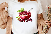 Watercolor Thanksgiving Food Clipart, an Illustration by Canvas Craft (Thumbnail 6 of 8)