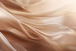 Abstract Pattern of Shiny Satin Fabric, an Abstract Photo by Iconogenic