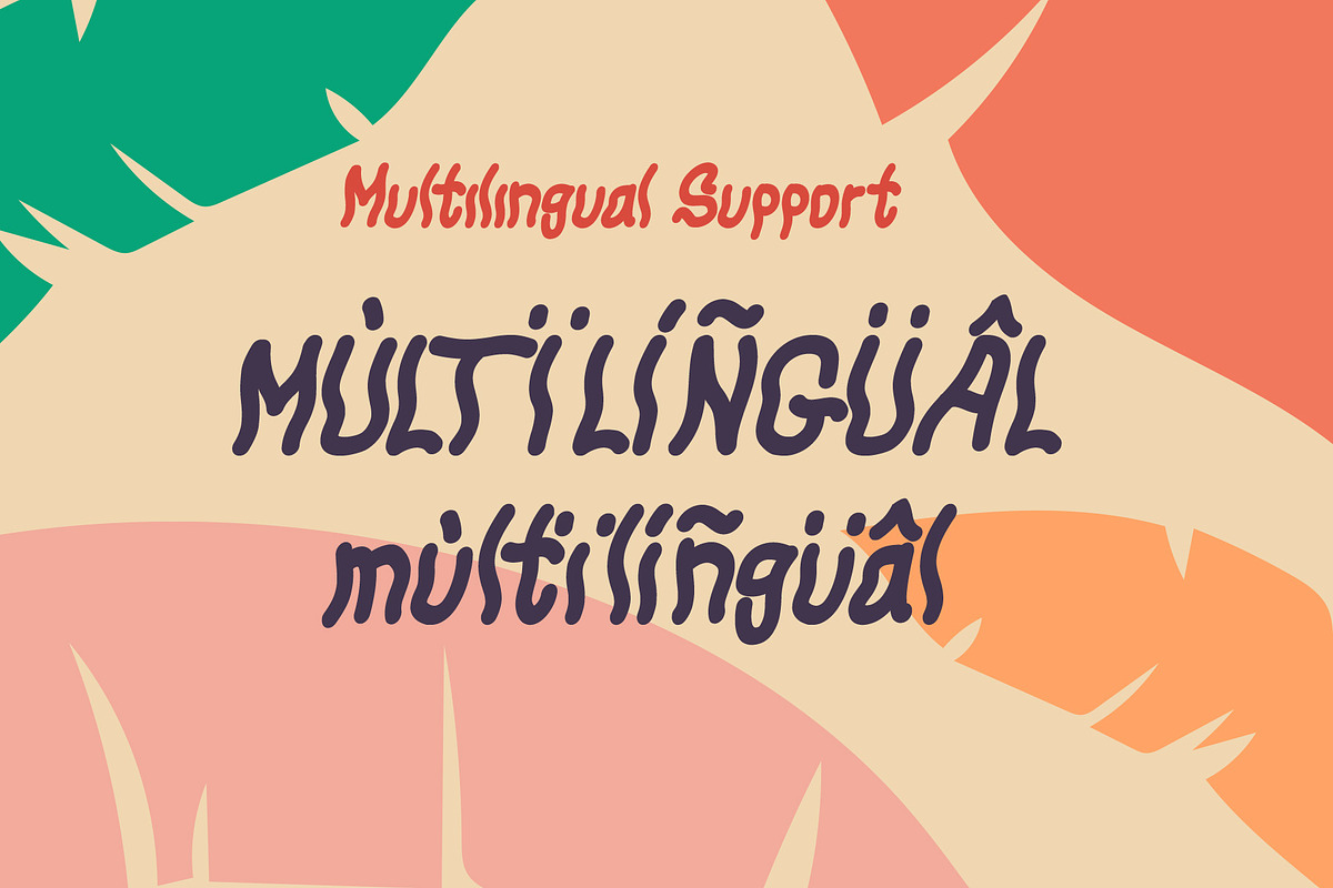Wumboo Unique Display Font, a Font by Dawnside Graphic (Photo 3 of 11)