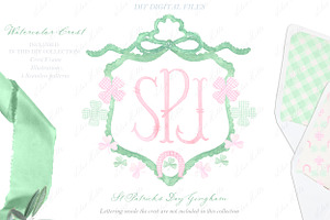 St Patrick's Day  Gingham Crest, a Graphic by LABFcreations