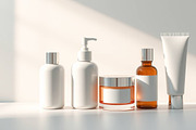 132 Full Skincare Collection Mockup, an Advertising Mockup by adenpinkstore (Thumbnail 10 of 13)