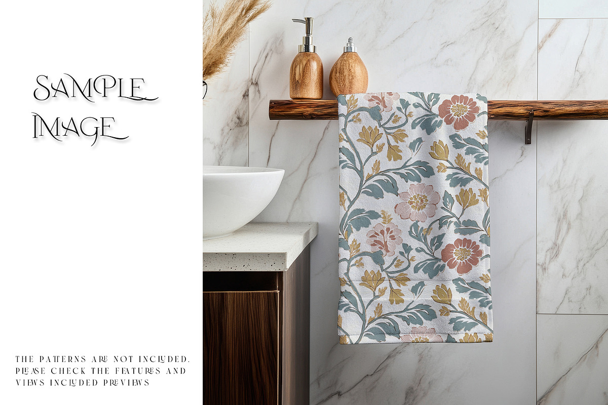 Bath Towels Mockups, a Merchandise Mockup by mock-ups (Photo 9 of 16)