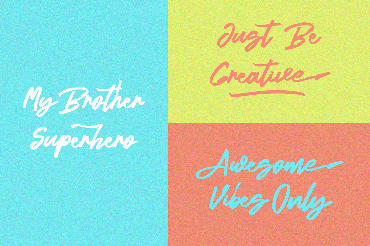 Rattamuka Brush Script Font, a Script Font by NTC Graphic (Photo 5 of 8)