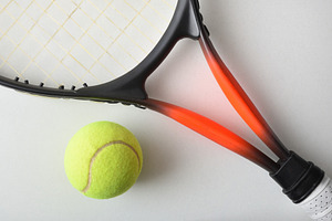 Tennis Racket and Ball Close-Up, a Sports & Recreation Photo by Davizro's Market