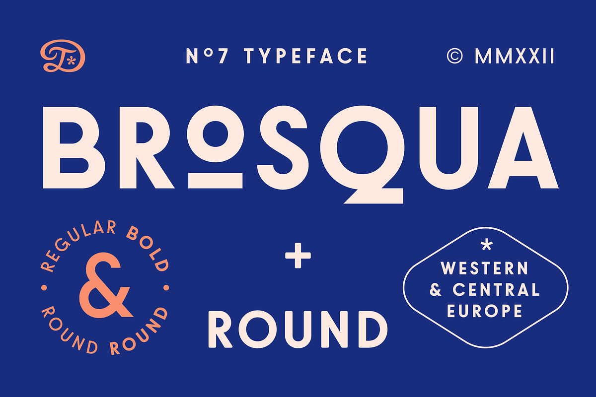 Brosqua Font, a Sans Serif Font by Dopestype (Photo 1 of 12)