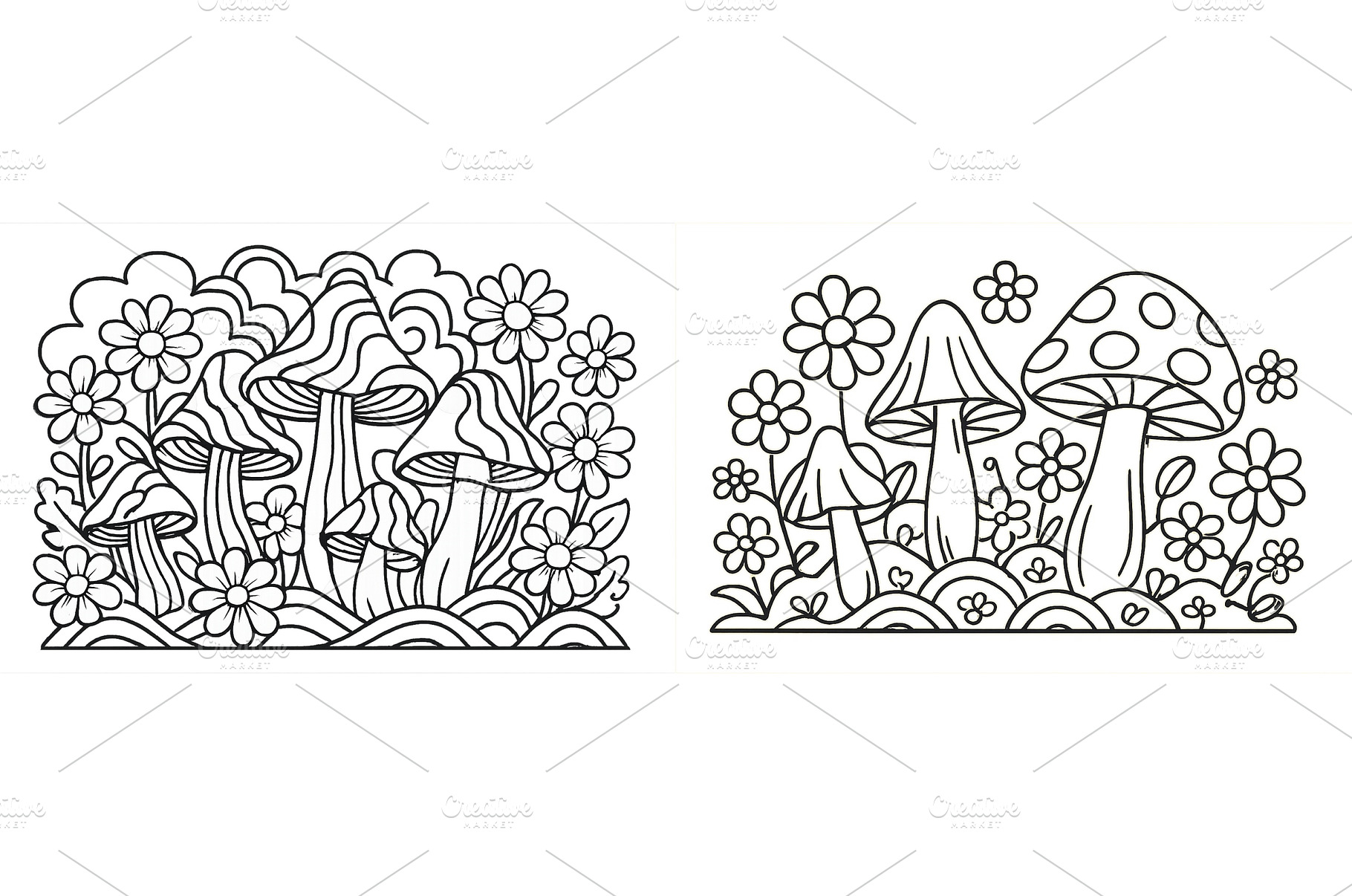 Colorful mushroom garden, an Animal Photo by ZinetroN