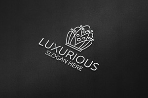 Crown Luxurious Royal Logo 90