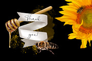 Honey Bee - Watercolor Breakfast, an Illustration by NNclipart (Thumbnail 8 of 8)