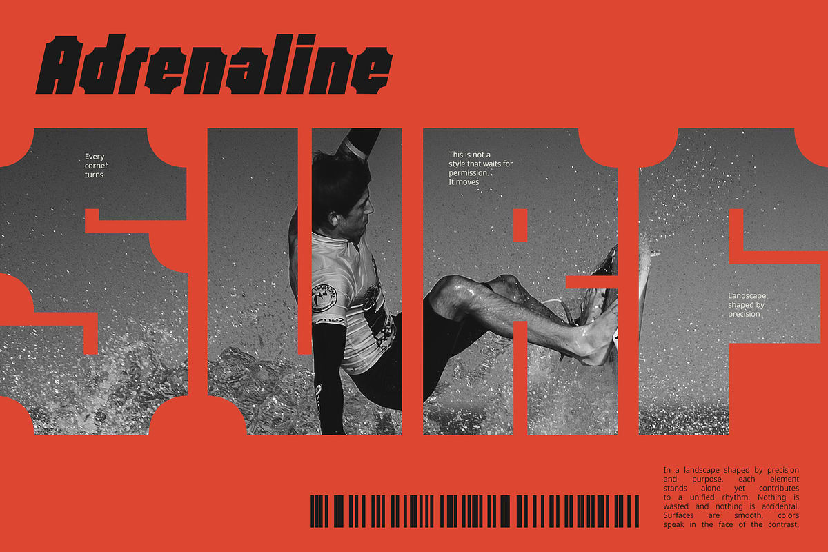 CS Caspian – Industrial Font, a Sans Serif Font by Craft Supply Co. (Photo 5 of 8)