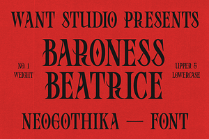 Baroness Beatrice by Want Studio