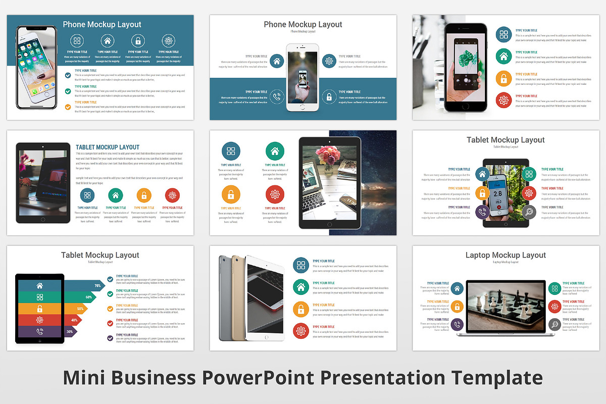 Mini Business PowerPoint Template, a Presentation Template by GraphicStan (Photo 22 of 30)
