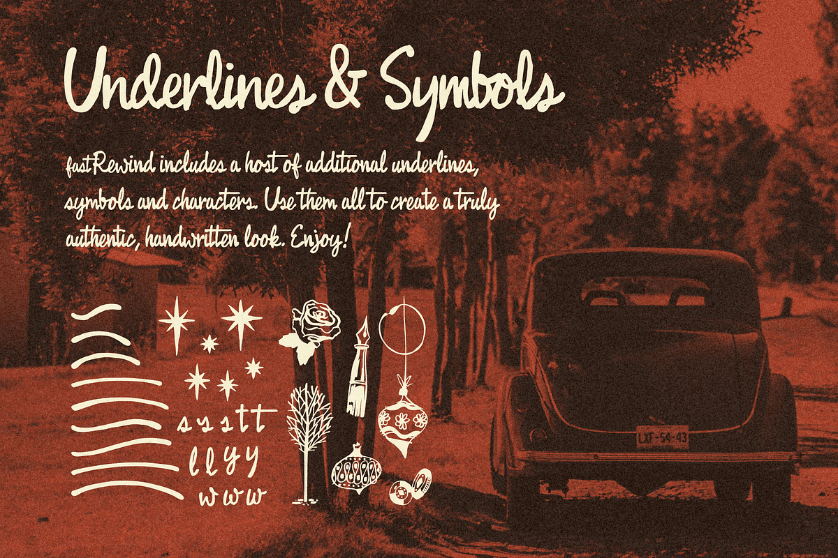Retro 1950s Inspired Brush Script Font