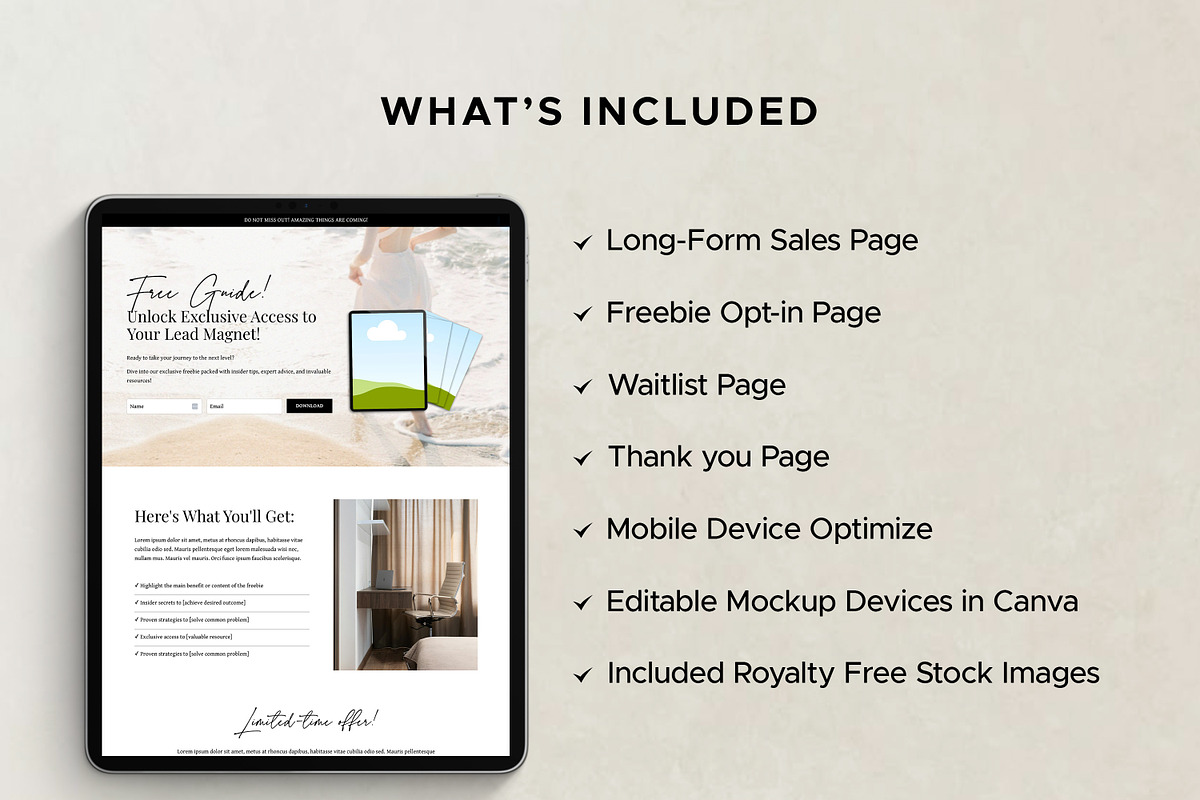 Kajabi Sales Funnel Templates, a Landing Page Template by Altenne | Kajabi Designer (Photo 7 of 10)