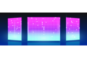 LED screen stage background, a Technology Illustration by art PVP - market
