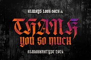 Dark Heritage – Modern Blackletter, a Blackletter Font by Almarkhatype (Thumbnail 11 of 11)