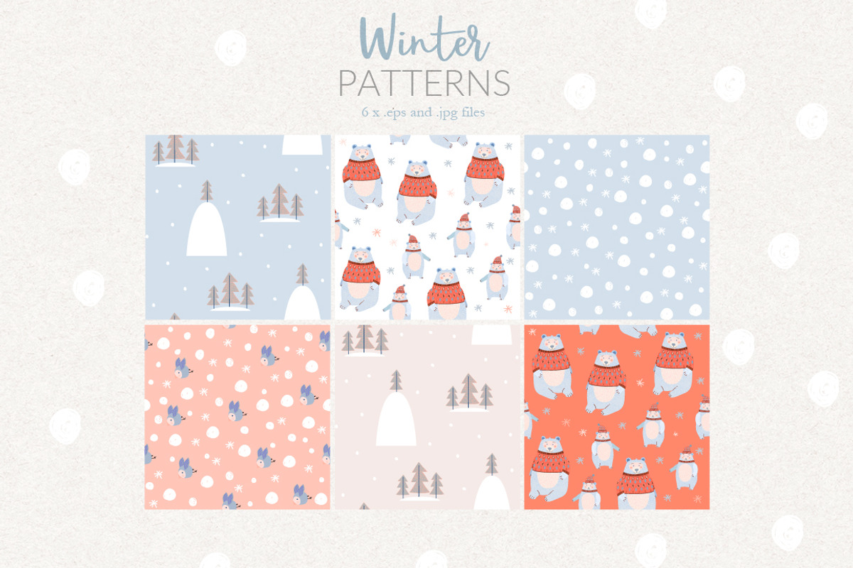 Winter Polar Bears, an Illustration by Bibela (Photo 4 of 4)