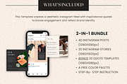 BUY 1+1 Charlotte Instagram Template, a Social Media Template by DesignbySamVN (Thumbnail 4 of 11)