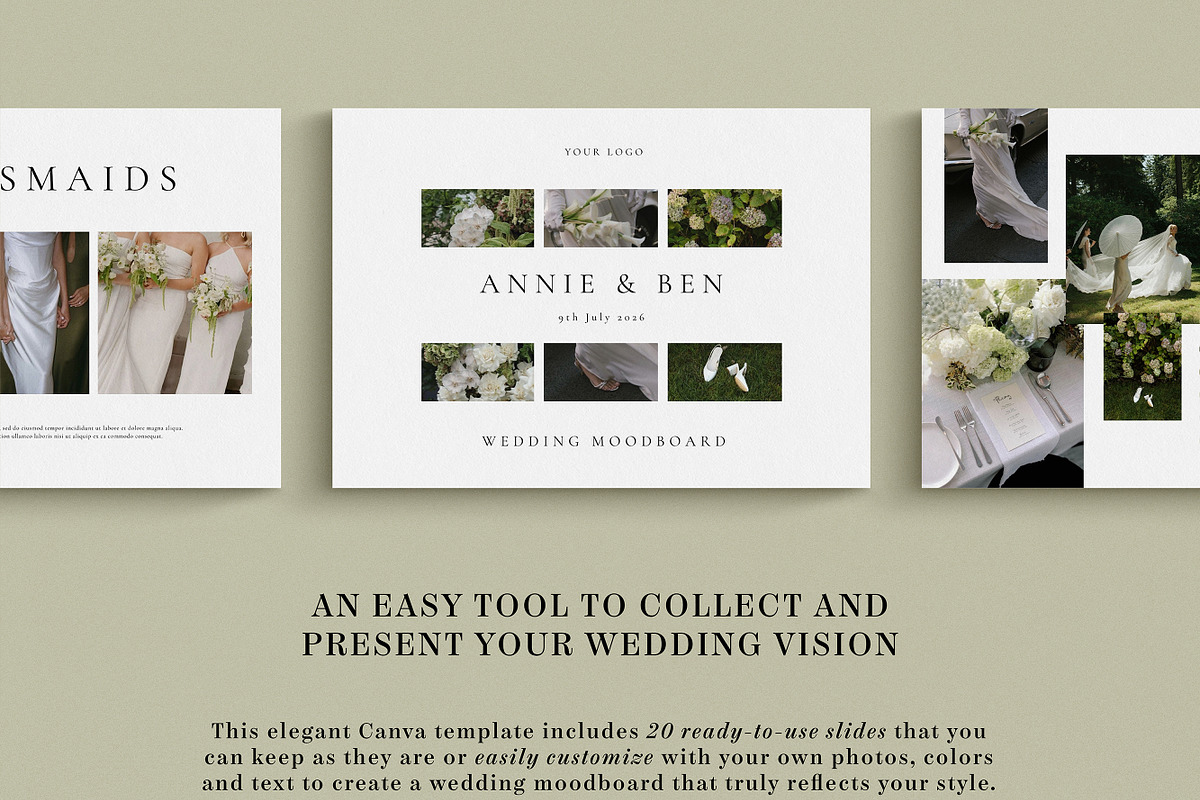 Wedding Moodboard Template, a Presentation Template by SB DESIGN (Photo 4 of 8)