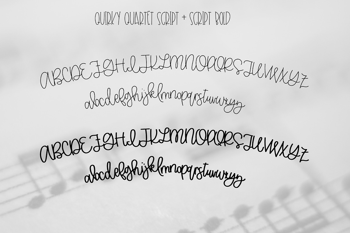 Quirky Quartet - Font Collection preview 4