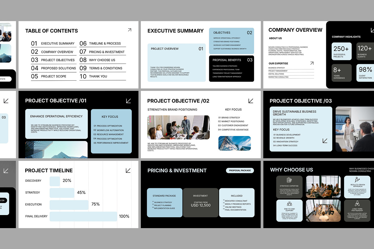 Business Proposal Presentation, a Presentation Template by adoestudio (Photo 5 of 9)