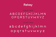 Rekay, a Sans Serif Font by twinstd (Thumbnail 9 of 11)