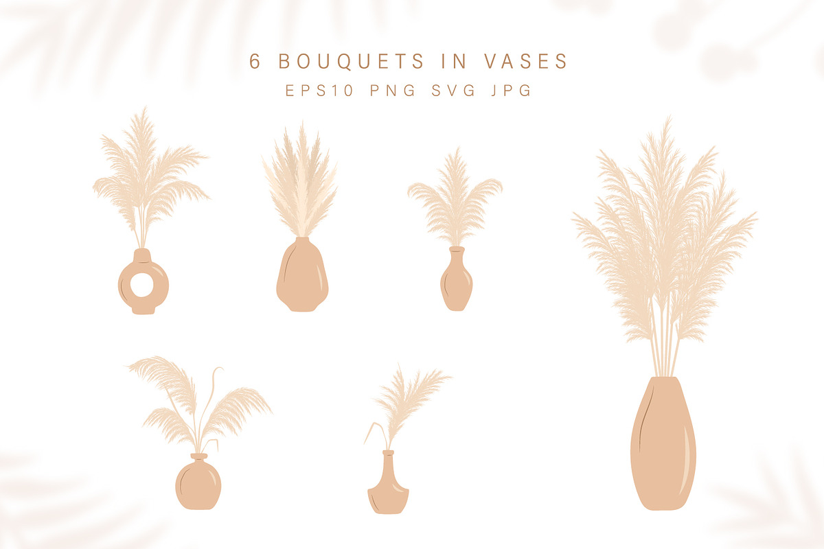 Pampas grass in Vases collection, an Illustration by KeronnArt (Photo 2 of 5)