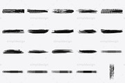44 Tire Track Photoshop Brushes, a Brush Add-On by SimplDesign (Thumbnail 2 of 4)