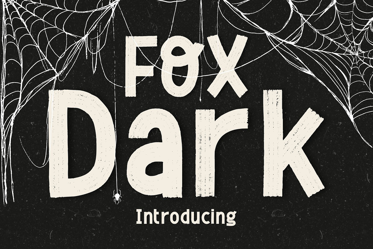Fox Dark Font, a Handwritten Font by Fox7 By Rattana (Photo 1 of 9)