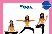Yoga Teacher Portrait Creator, a Person Illustration by Lauren Lesley Studio (Thumbnail 18 of 43)