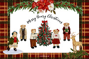 Merry Beary Christmas Whimsy Winter, a Seasonal Illustration by Catch the Dream Art (Thumbnail 1 of 13)