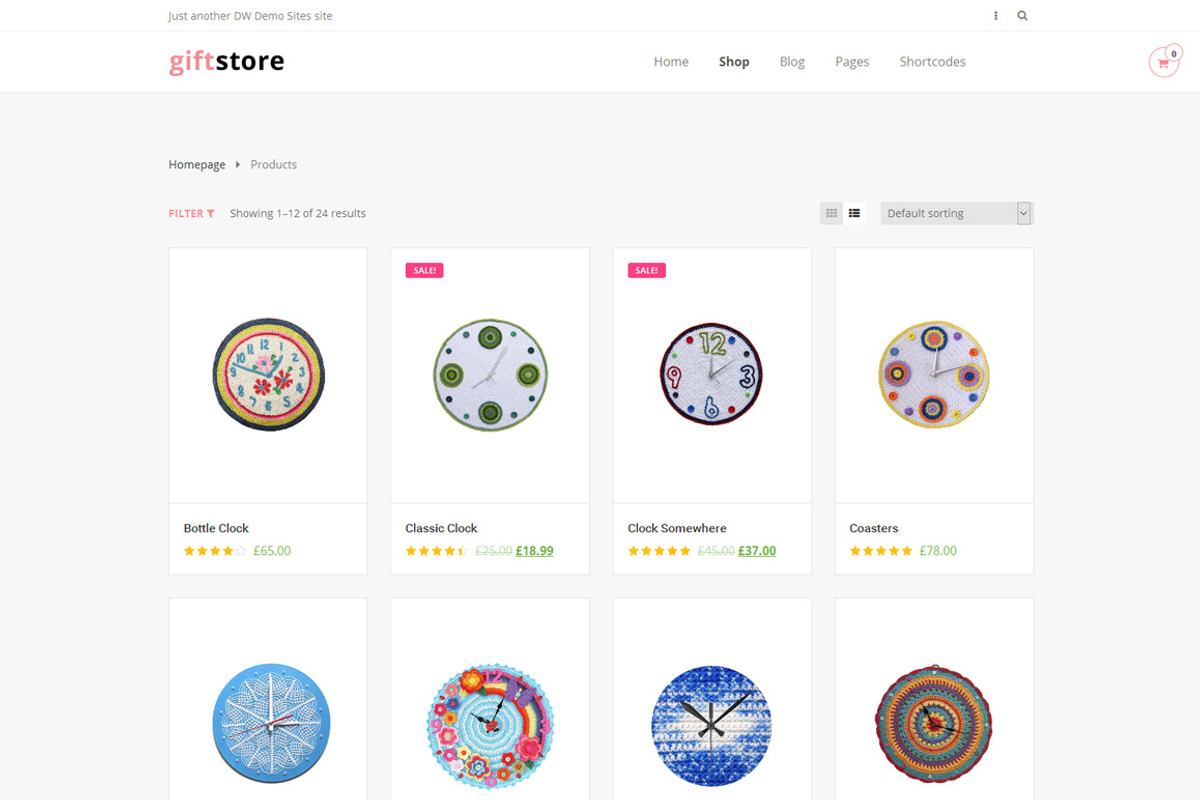 DW GiftStore - WP eCommerce Theme, a WordPress Template by DesignWall (Photo 2 of 6)