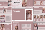 Valeria Business Proposal, a Presentation Template by SlideStation (Thumbnail 1 of 9)