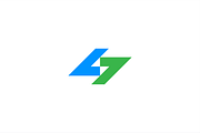 S arrow logo template., a Branding & Logo Template by Anton Akhmatov (Thumbnail 1 of 3)