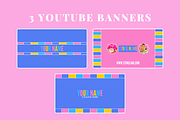 Colorful Social Media Banners, a Social Media Template by SunshineStudioBoutique (Thumbnail 6 of 9)