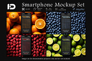 Smartphone Mockup Set, a Device Mockup by ForgeDesign (Thumbnail 1 of 6)