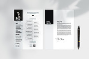 CV Resume and Cover Letter Template, a Resume Template by iDoodle Studio (Thumbnail 1 of 4)