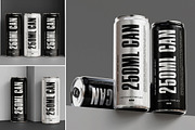 250ml Can Mockup, a Cups & Container Mockup by Brand Earth (Thumbnail 1 of 4)
