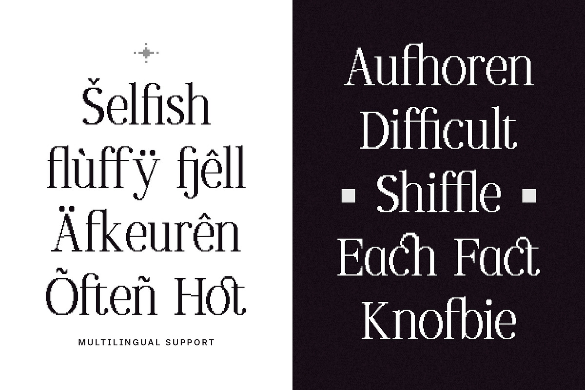 Oliveira - Modern Elegant Pixelated, a Serif Font by Typia Nesia (Photo 5 of 14)