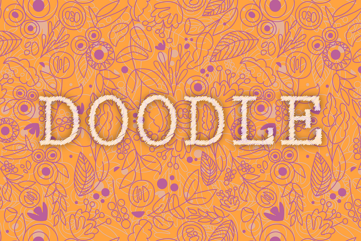 Playful Little Flowers patterns, a Pattern Graphic by Anny Cecilia Walter (Photo 1 of 3)