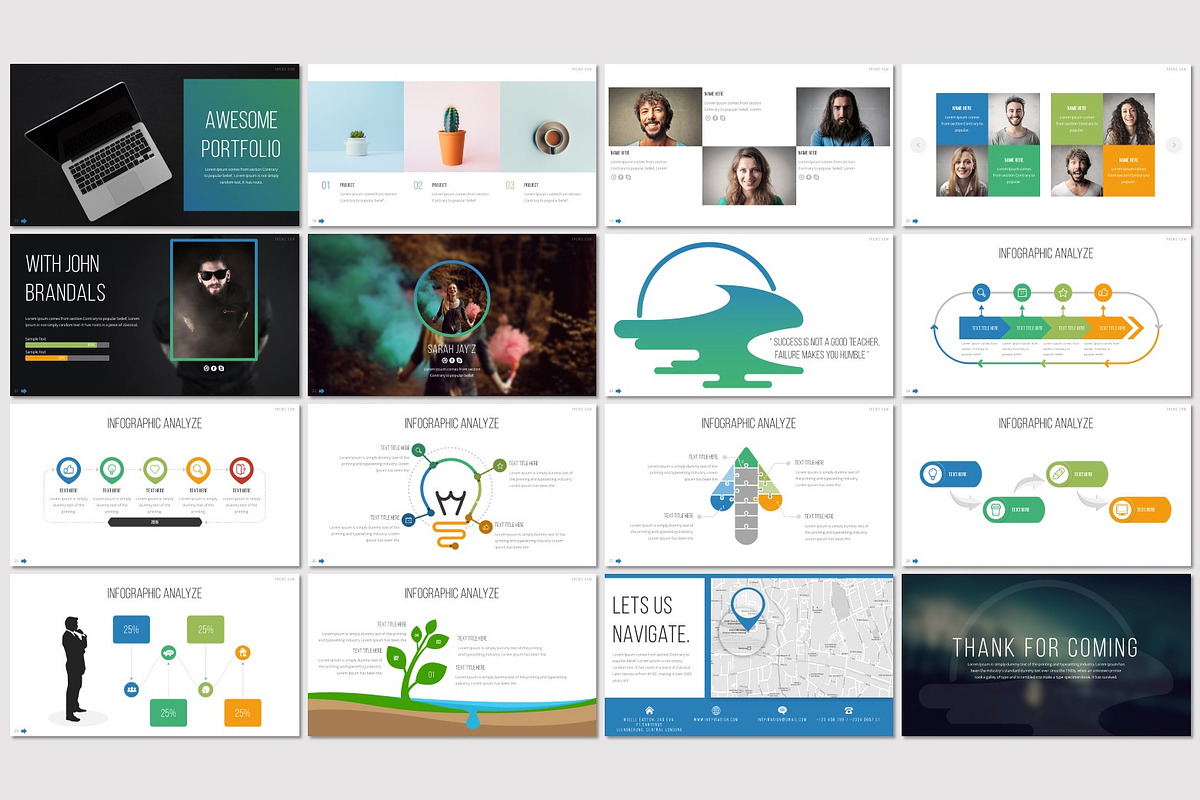 River - Powerpoint Template, a Presentation Template by inspirasign ...
