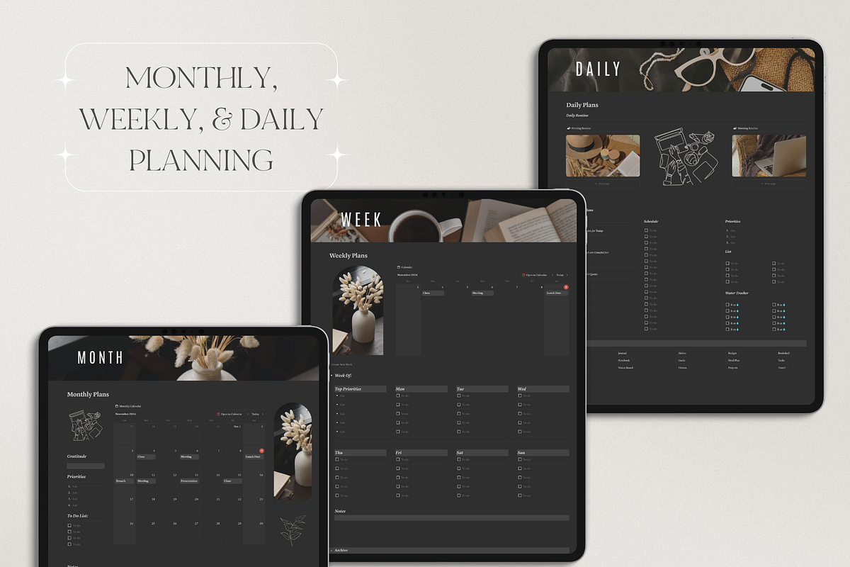 Notion Life Planner, an App Template by Asha Glenn Design Studio (Photo 6 of 10)