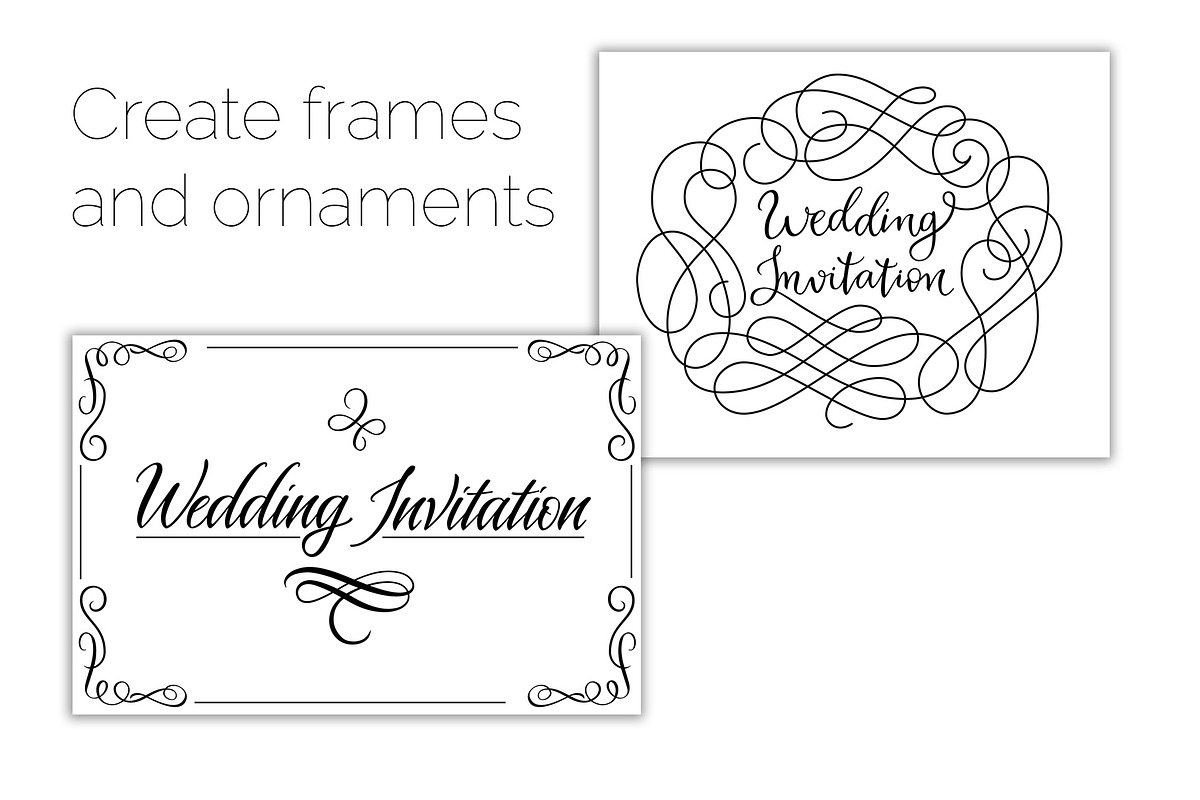 Calligraphy Flourish Vintage Pack, an Object Graphic by ZenLettering (Photo 5 of 5)