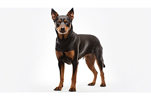 purebred dog isolated on white ai, an Animal Photo by pikepicture